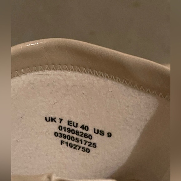 Asos White Patent Chunky Sole Sock Ankle Boots - Picture 8 of 8